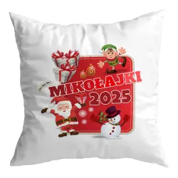 Poduszka BOŻE NARODZENIE Mikołajki 2025